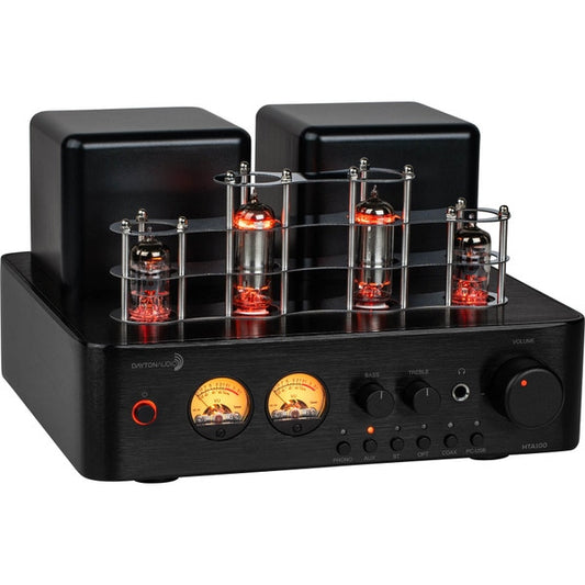 Dayton Audio HTA100 Integrated Stereo Hybrid Tube Amplifier 100 Watts