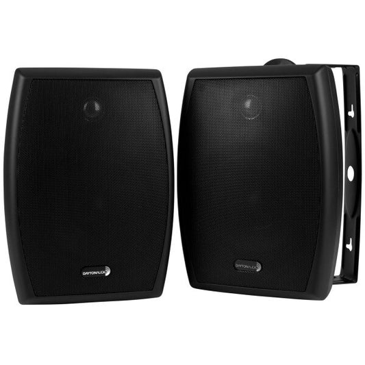 Dayton Audio IO655BT 6-1/2" 2-Way Indoor/Outdoor Speaker Pair Black