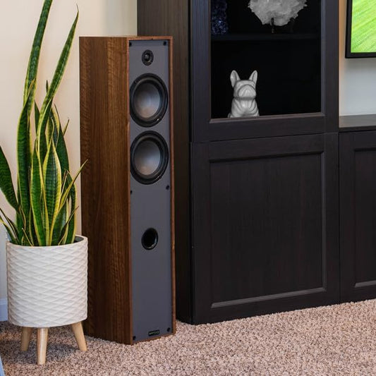 Dayton Audio Classic T65 Floor-Standing Tower Speaker Pair Wood