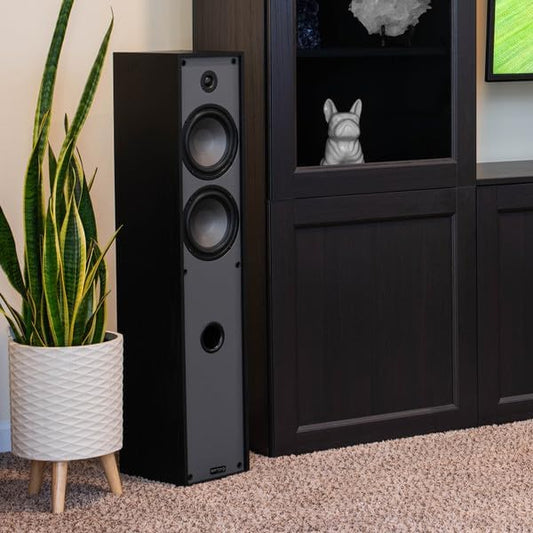 Dayton Audio Classic T65 Floor-Standing Tower Speaker Pair Black